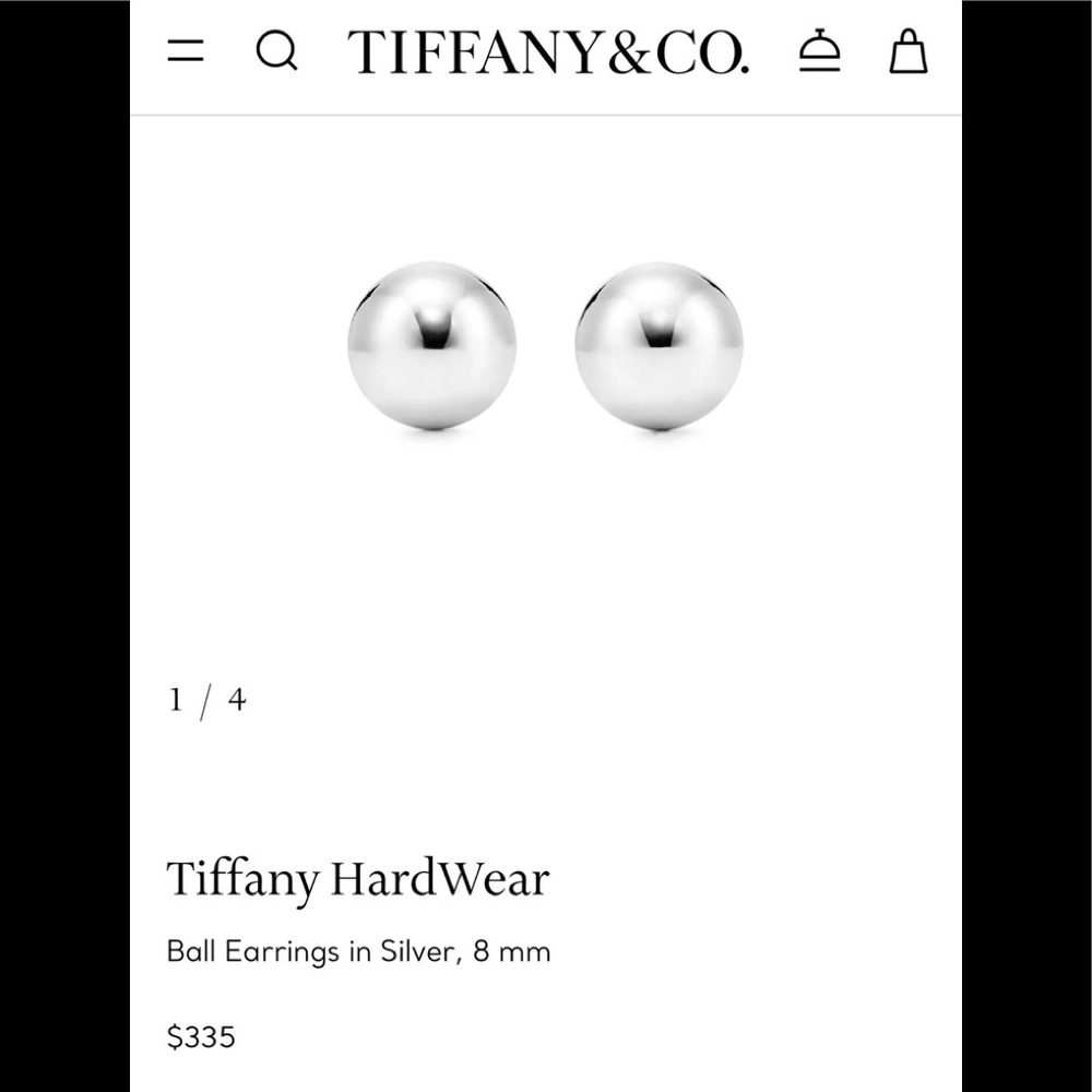 Tiffany & Co. 8mm Ball Hardwear Silver